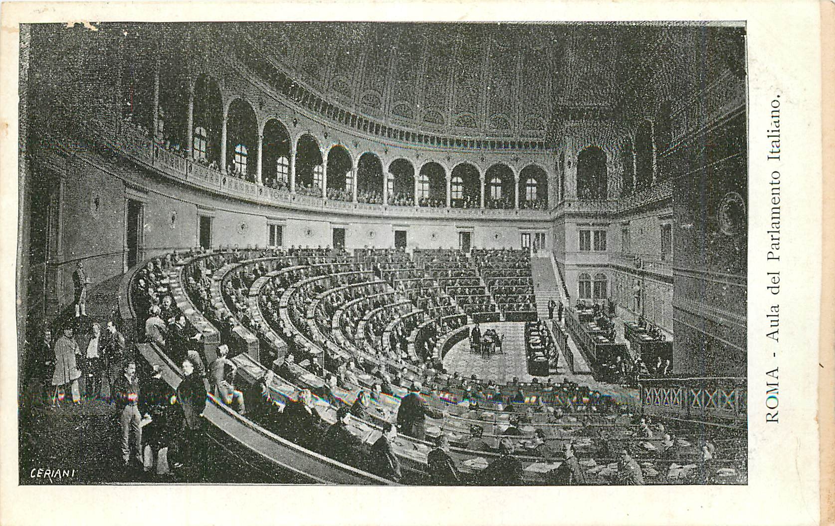 CPA Roma Aula del Parlamento Italiano 