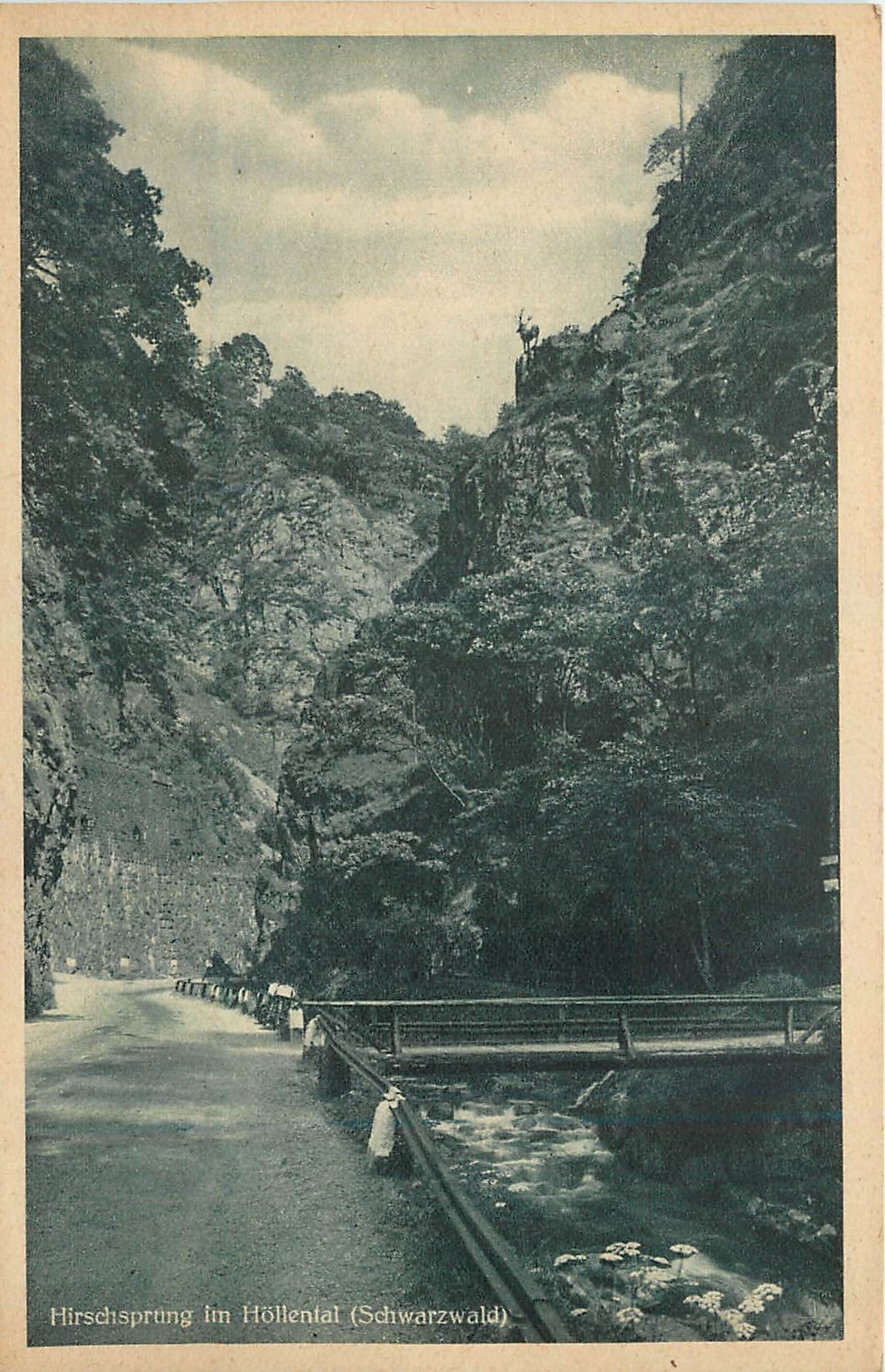 CPA Hirschsprung im Hollental Schwarzwald 