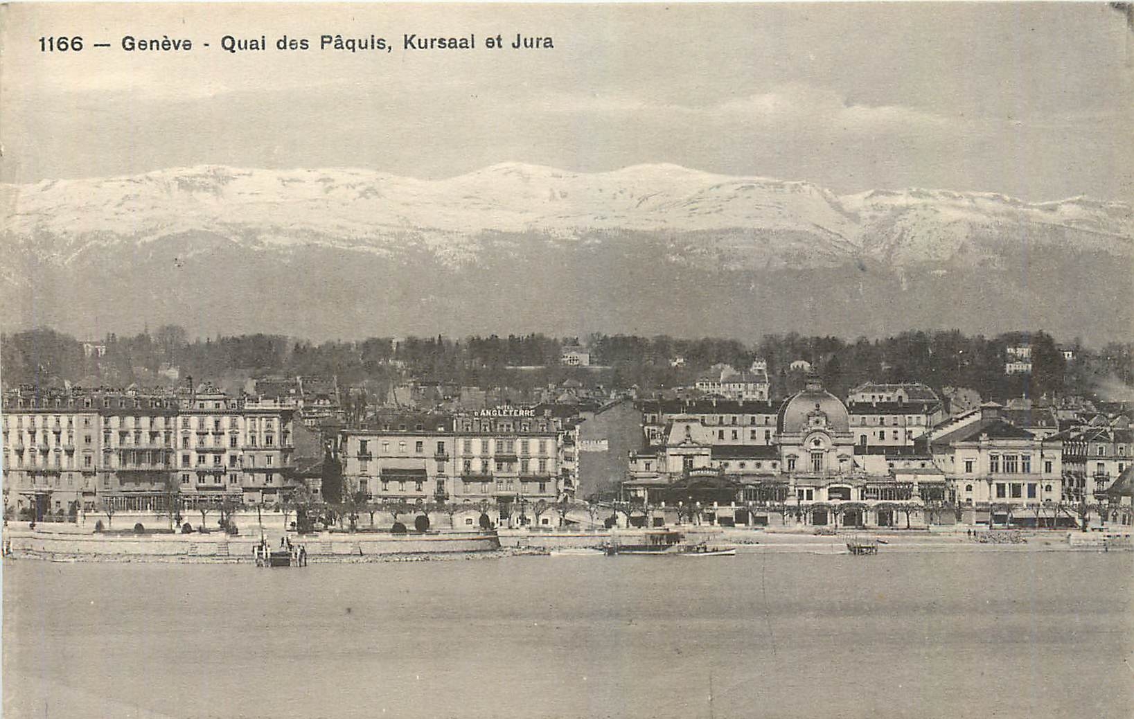 CPA Geneve Quai des Paquis Kursaal et Jura 