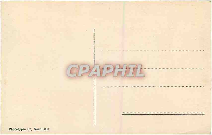CPA Geneve Quai des Paquis Kursaal et Jura  — Verso