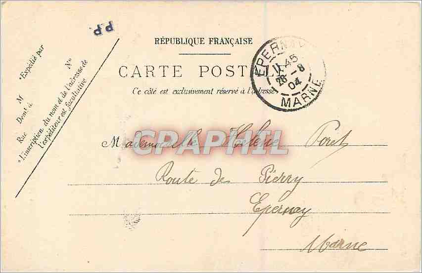 Épernay — La Chapelle de l'Hôpital Auban-Moët — Épérnay Illustré, n°78 — Rückseite
