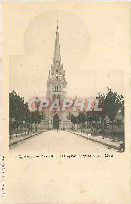 CPA Epernay Chapelle de l'Hopital Hospice Auban Moet 