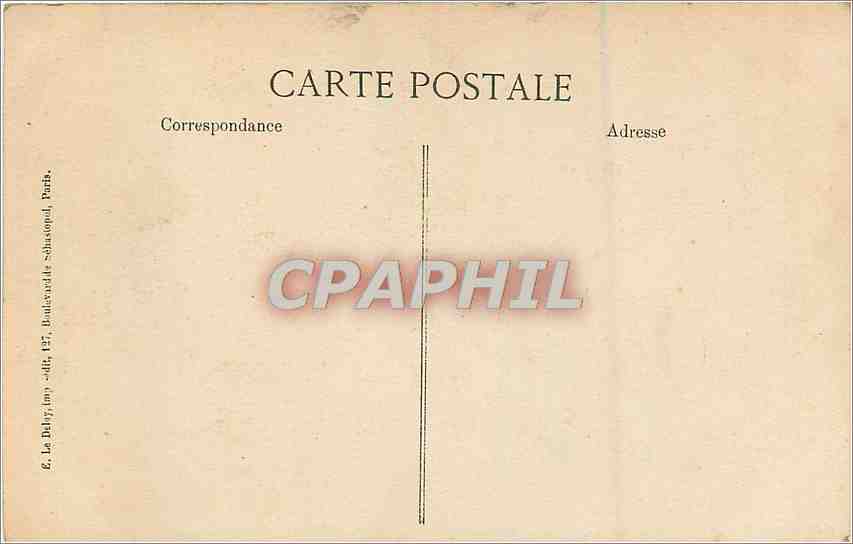 CPA Betheny Marne L'Eglise Militaria — Back