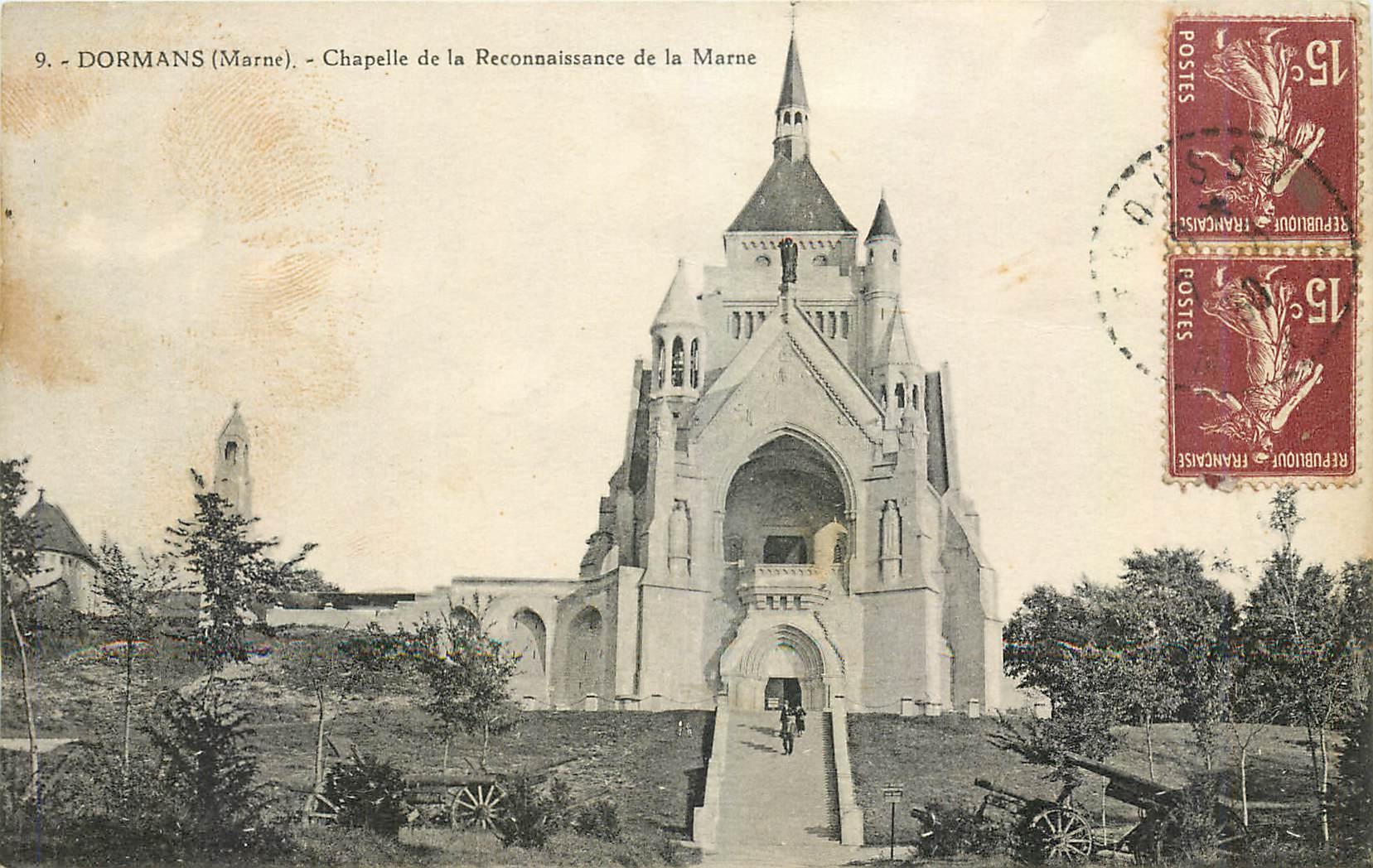 CPA Dormans Marne Chapelle de la Reconnaissance de la Marne 