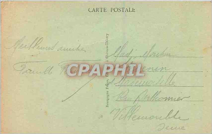 CPA Dormans Marne Chapelle de la Reconnaissance de la Marne  — Back