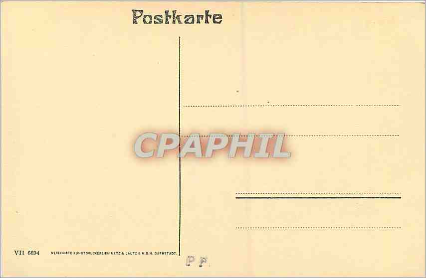 CPA Colmar Partie am Rapp Pfatz  — Rückseite