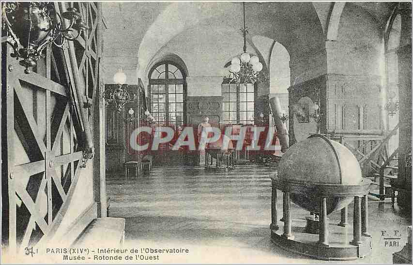 CPA Paris Interieur de l'Observatoire Musee Rotonde de l'Ouest Astronomie