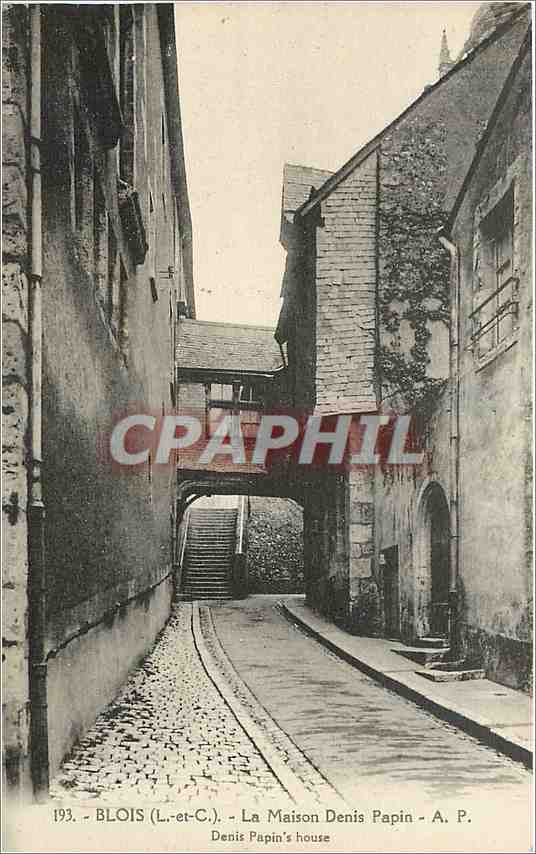 CPA Blois L et C La Maison Denis Papin 