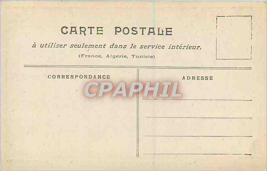 CPA Paris Inonde Port Saint Nicolas  — Rückseite