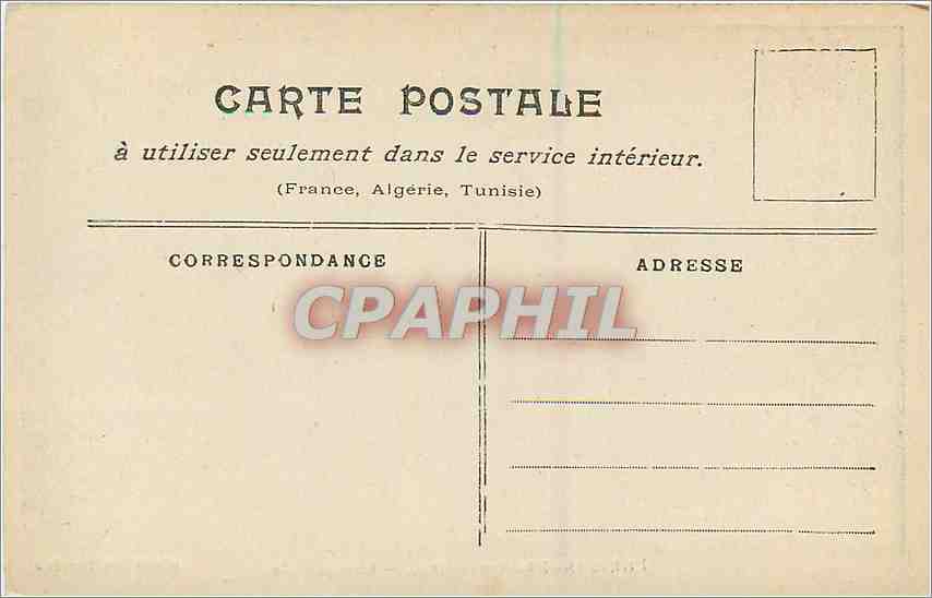 CPA Paris Inonde Rue de Lille  — Rückseite