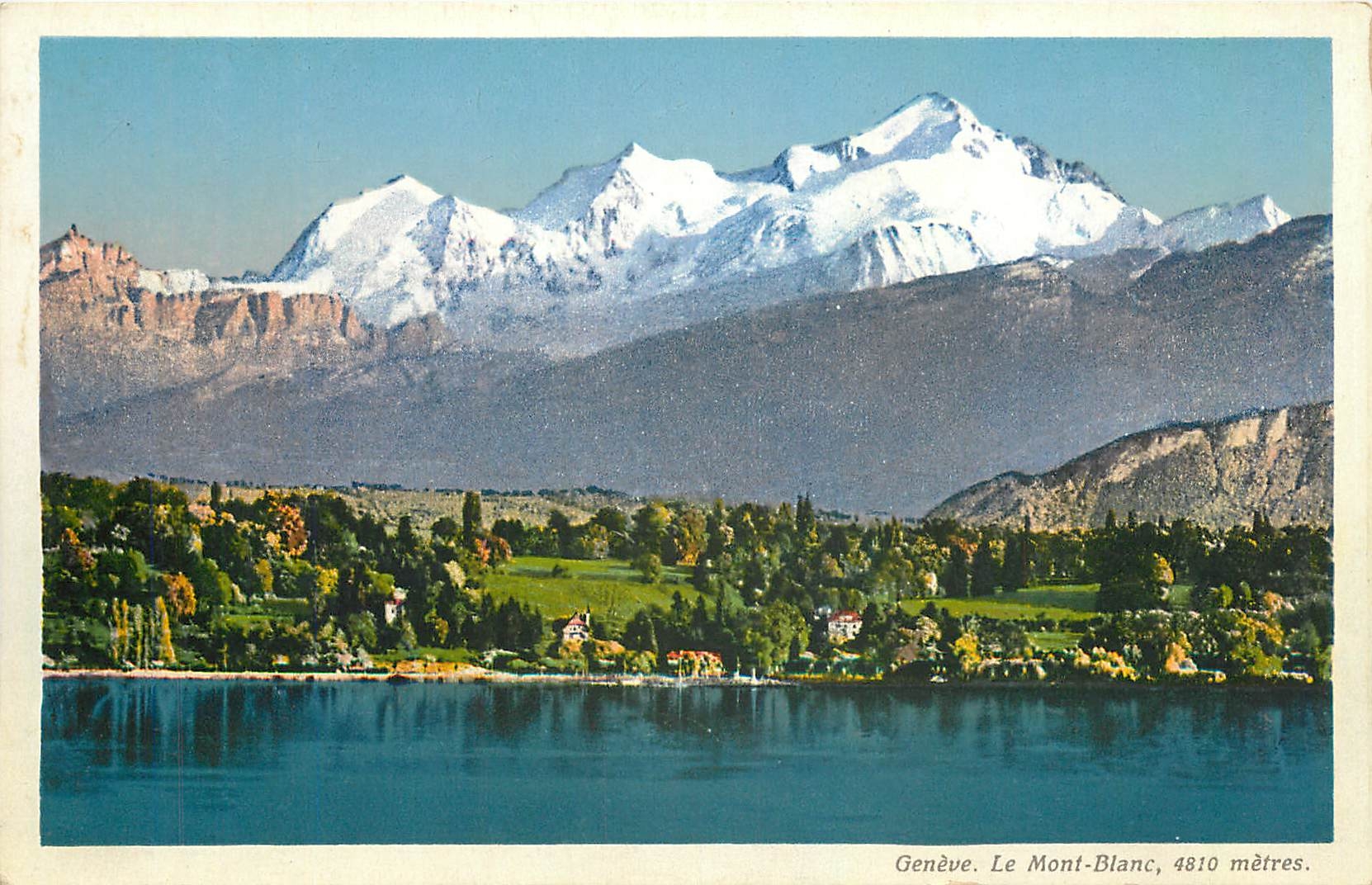 CPA Geneve Le Mont Blanc 