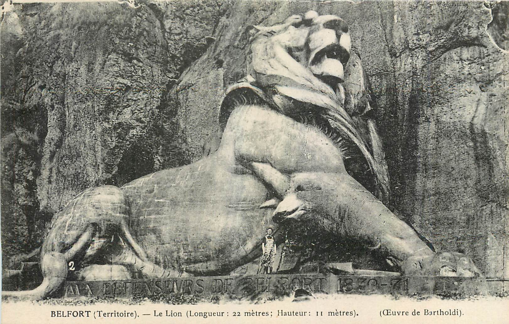 CPA Belfort Territoire Le Lion 