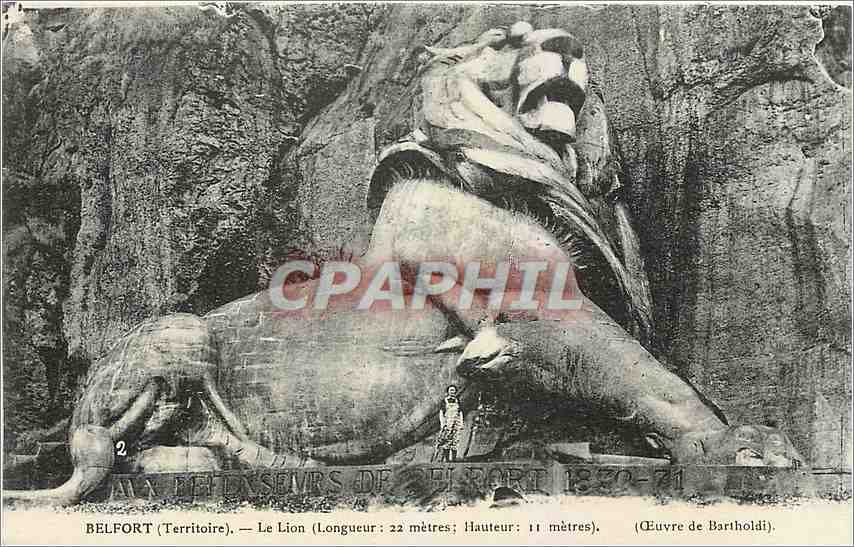 CPA Belfort Territoire Le Lion 
