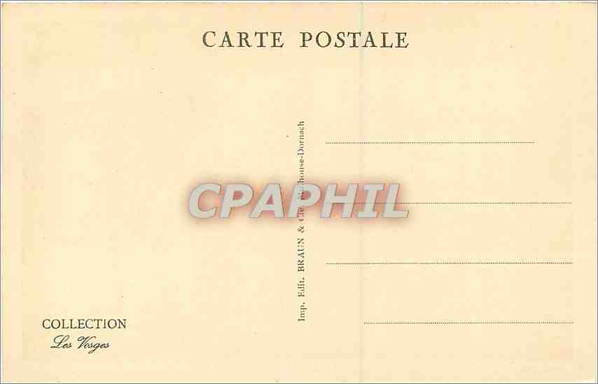 CPA Belfort Vue Generale et le Chateau  — Rückseite