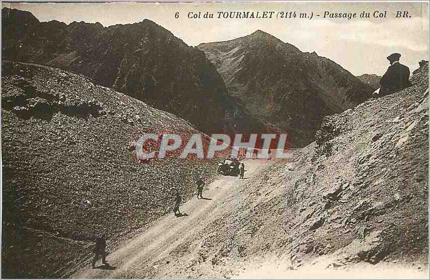 Col du TOURMALET (2114 m.) — Passage du Col BR. — Bioc Frères, éditeurs, Bordeaux
