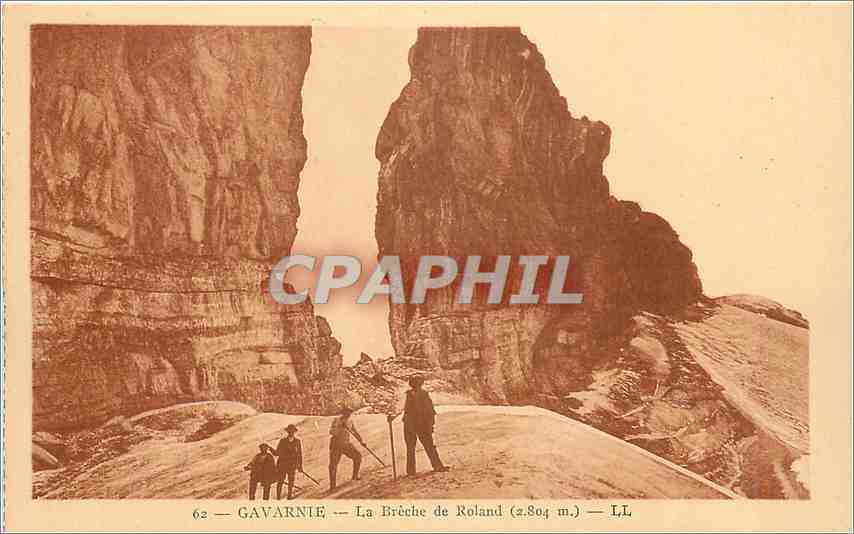 CPA Gavarnie La Breche de Roland Alpinisme
