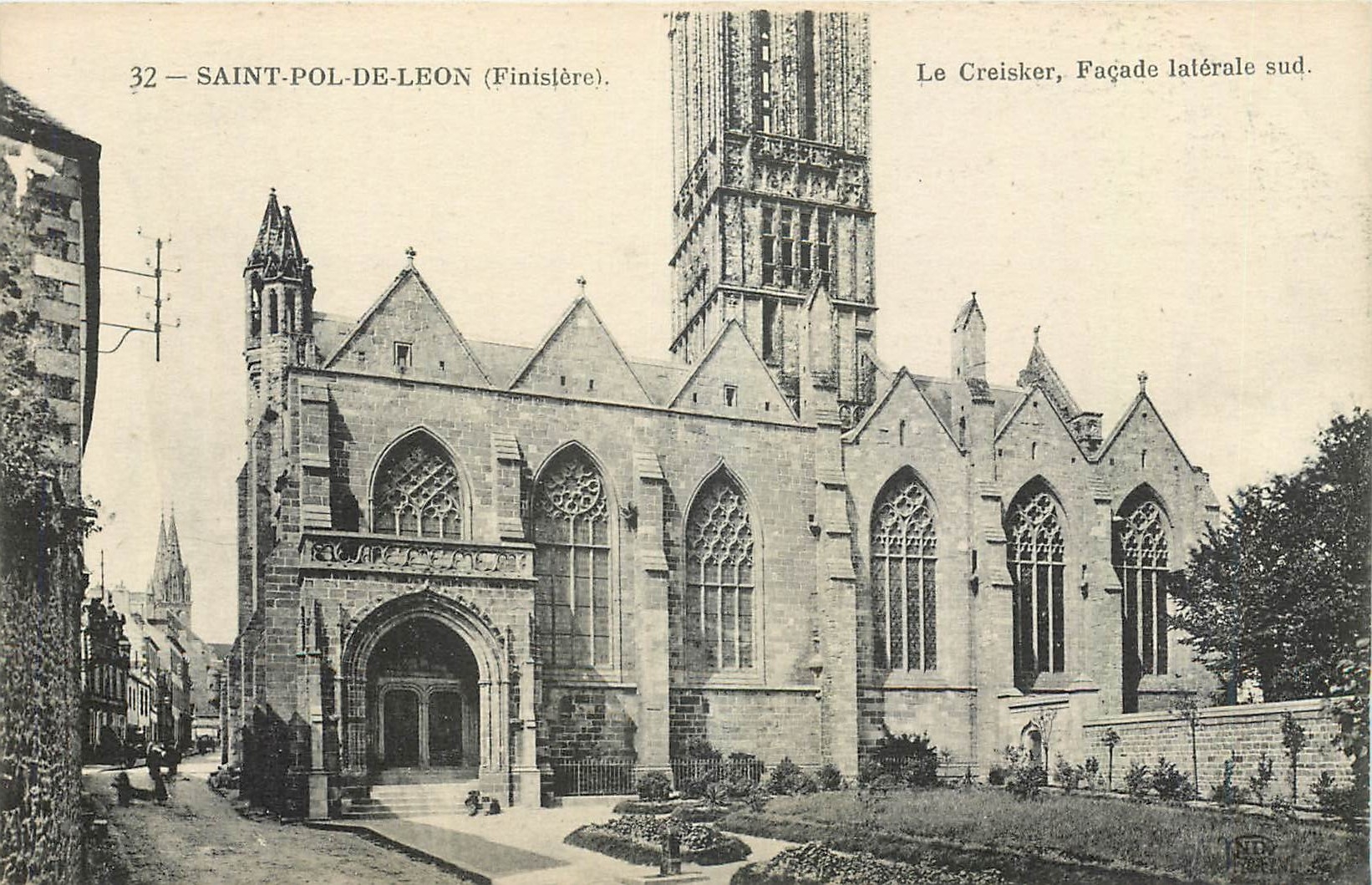 CPA Saint Pol de Leon Finistere Le Creisker 