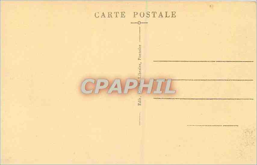 CPA Pontoise Eglise Saint Maclou  — Rückseite