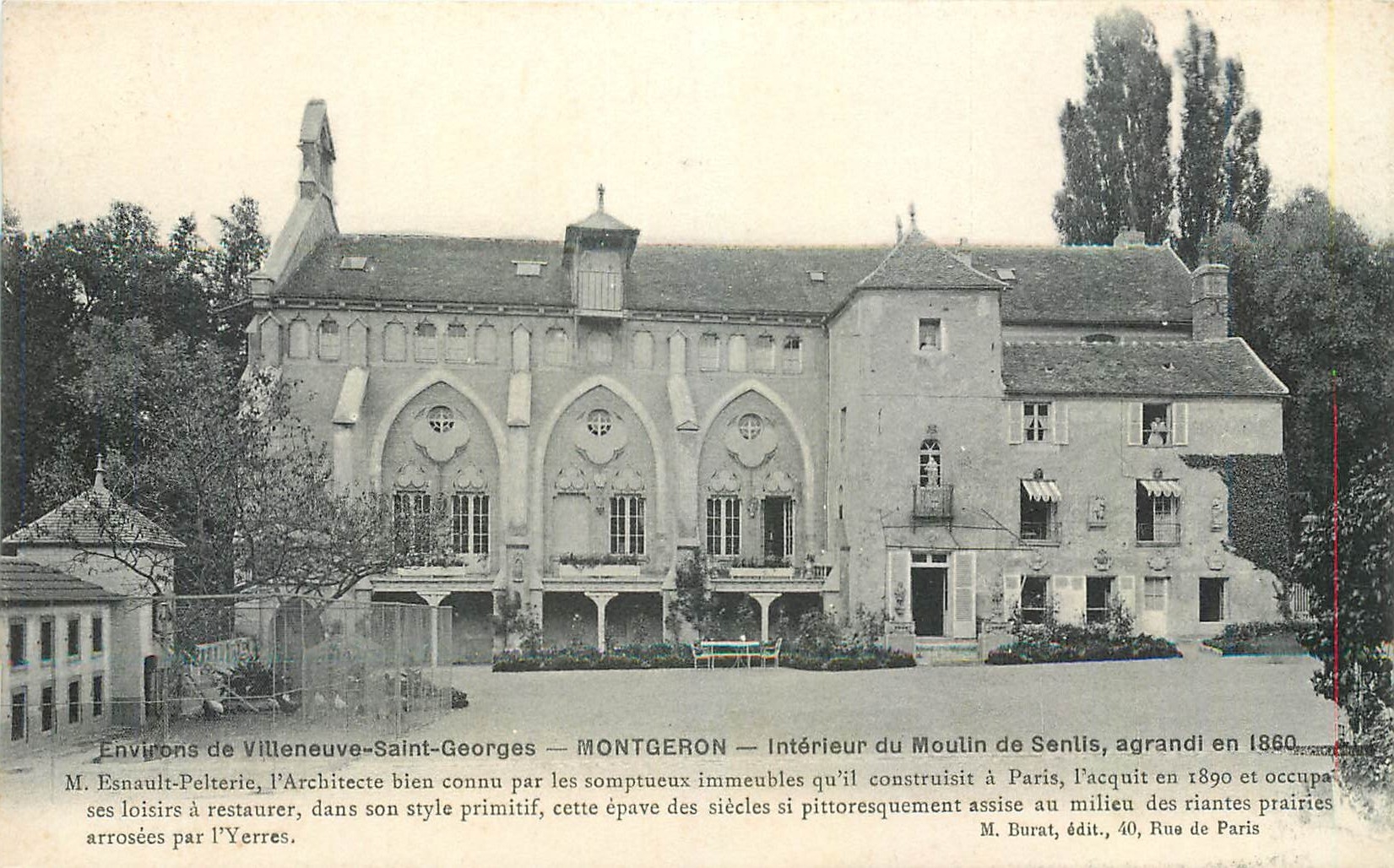 CPA Environs de Villeneuve Saint Georges Montgeron Interieur du Moulin de Senlis 