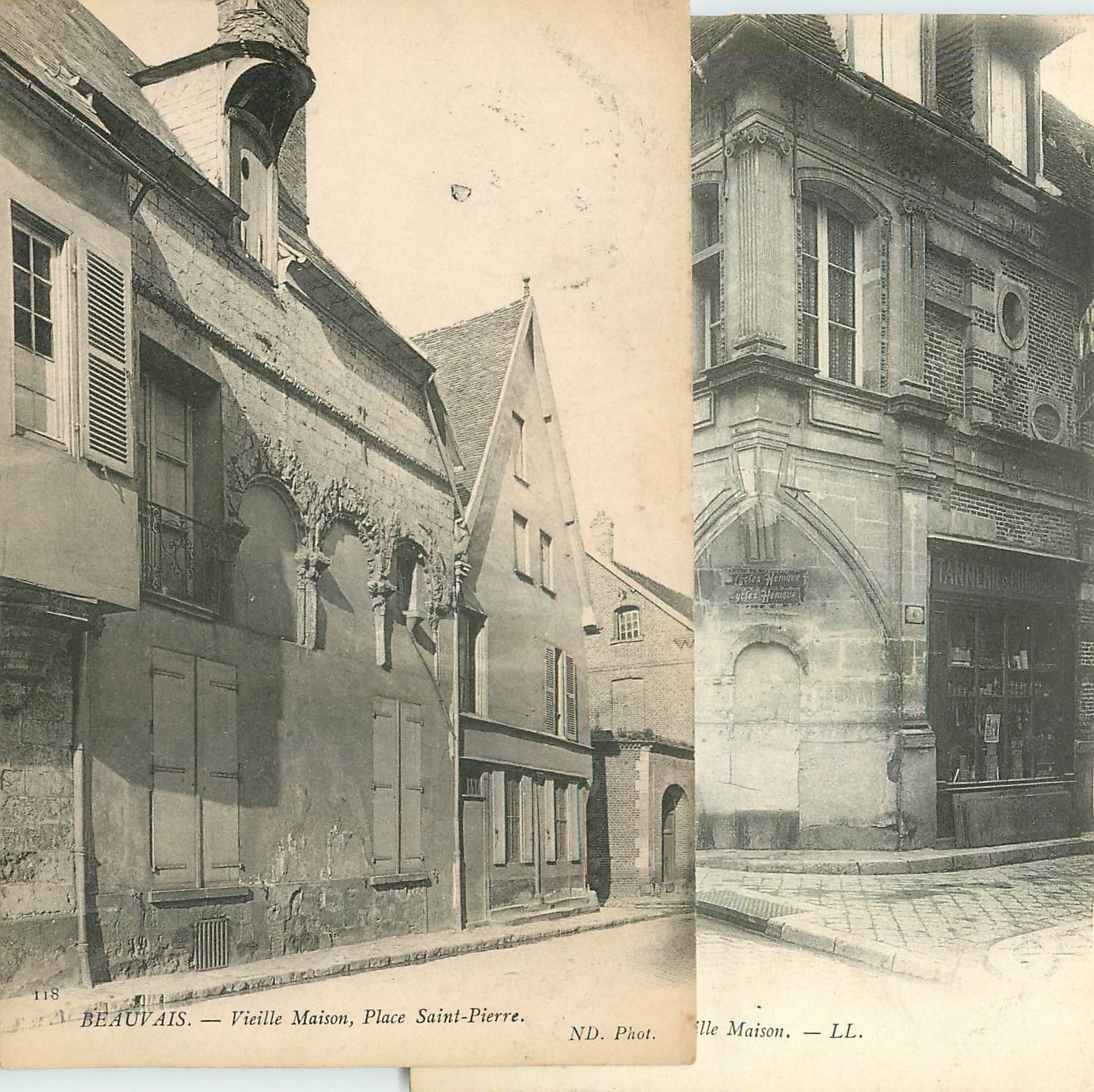 CPA Beauvais Vieille Maison Place Saint Pierre 