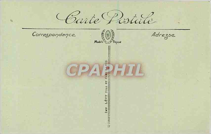 CPA Saint Pol de Leon Le Clocher du Kreisker Epicerie Droguerie — Rückseite