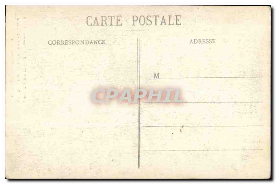 Bretagne- Un Papa et ses enfants -CPA — Verso