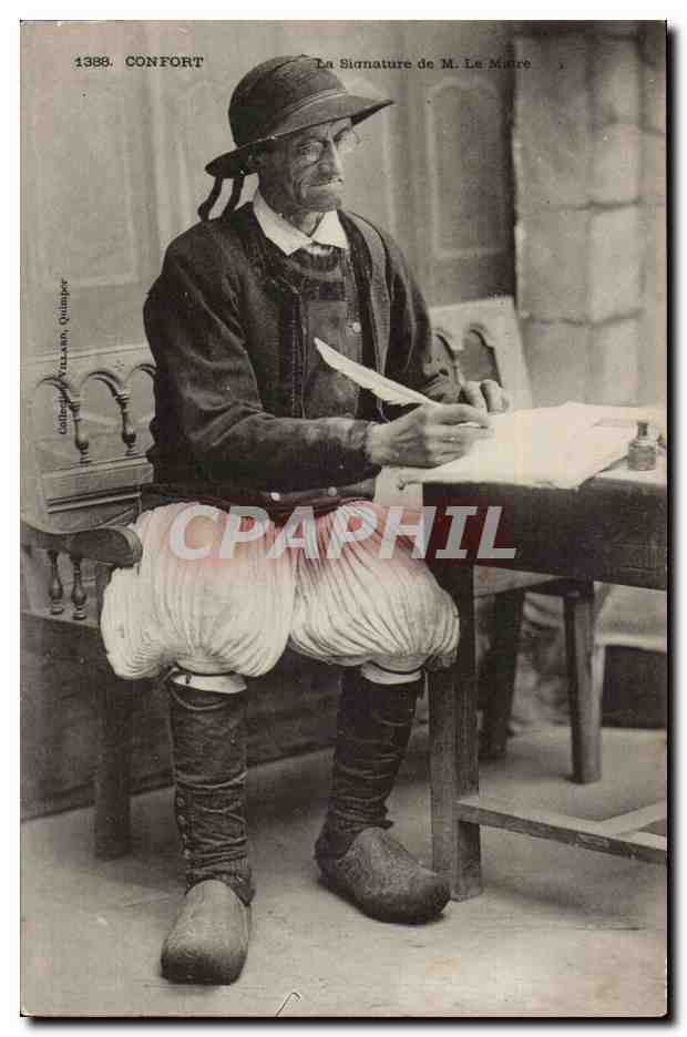 La Signature de M. Le Maire — Confort — Collection Villain, Quimper