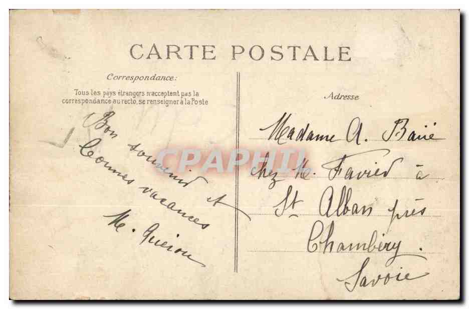 Costumes Bretons — Monsieur le Maire prenant sa bonne prise — E.D. n°340 — Verso