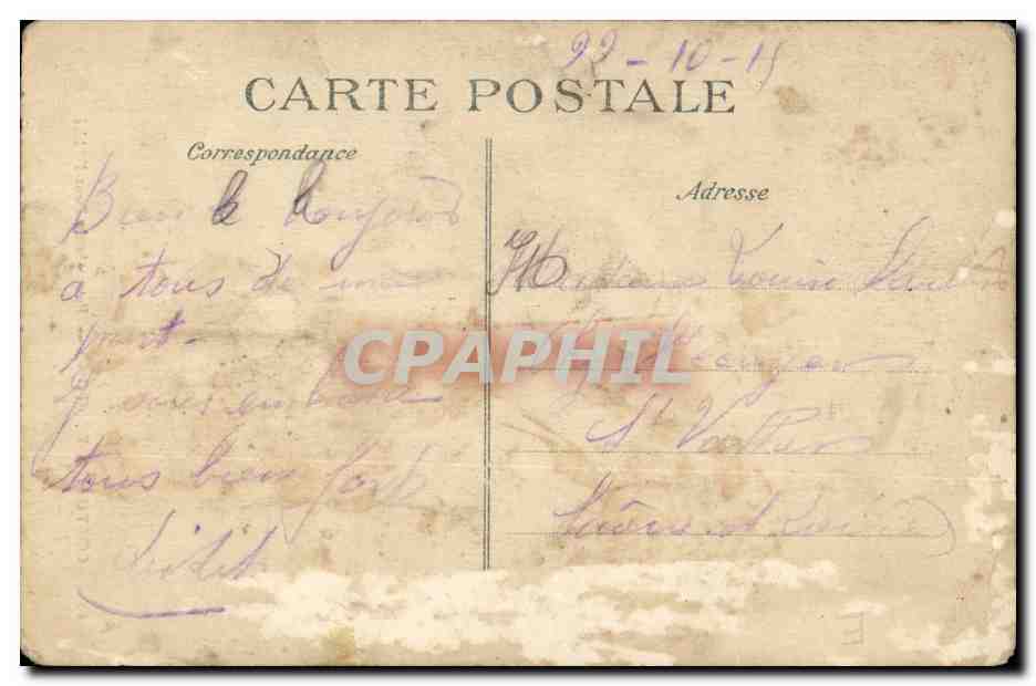 Bretagne- Costumes Bretagne- Petit gas de Pont-l'Abbe-CPA — Verso