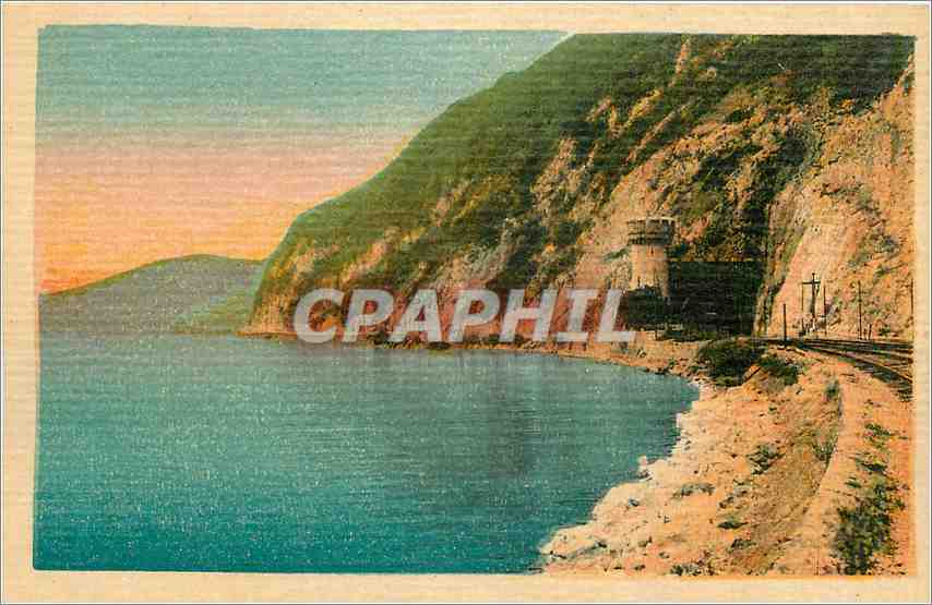 CPA Aix Les Bains Le Lac du Bourget Le Tunnel de Gresine 