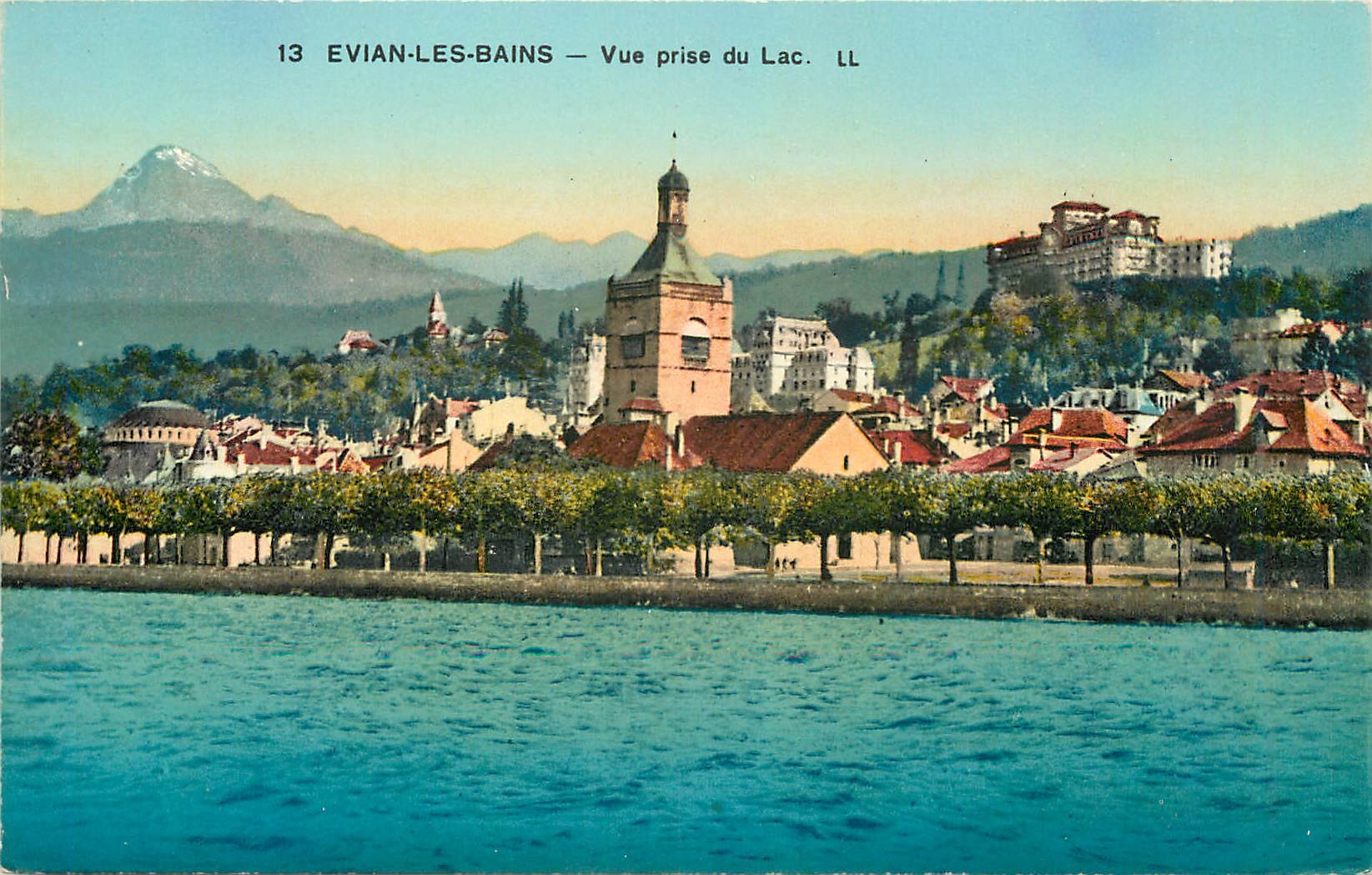 Évian-les-Bains — Vue prise du Lac — LL, n°13