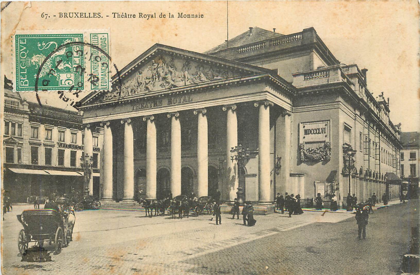 Bruxelles - Théâtre Royal de la Monnaie — éditeur Léonard & Cie, n°67
