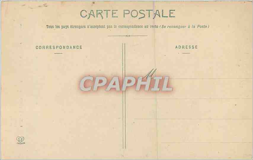 CPA Toulouse Porte de l'Hotel de Pierre  — Rückseite