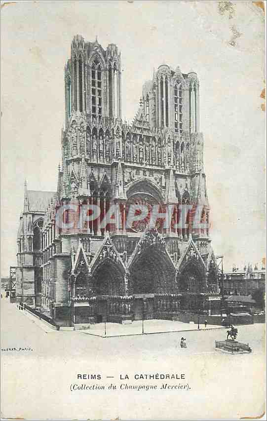 CPA Reims La Cathedrale  Château de Pekin Chine China