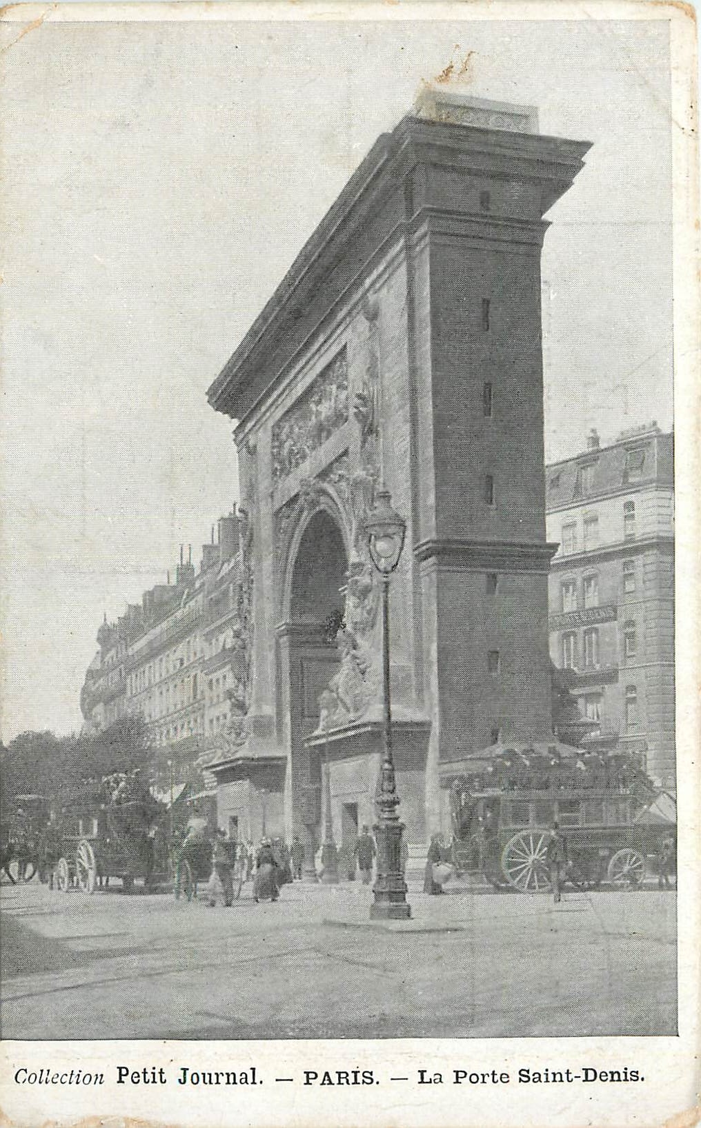 CPA Paris La Porte Saint Denis 