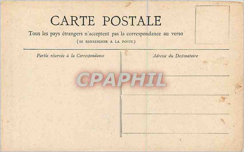CPA Paris La Porte Saint Denis  — Rückseite