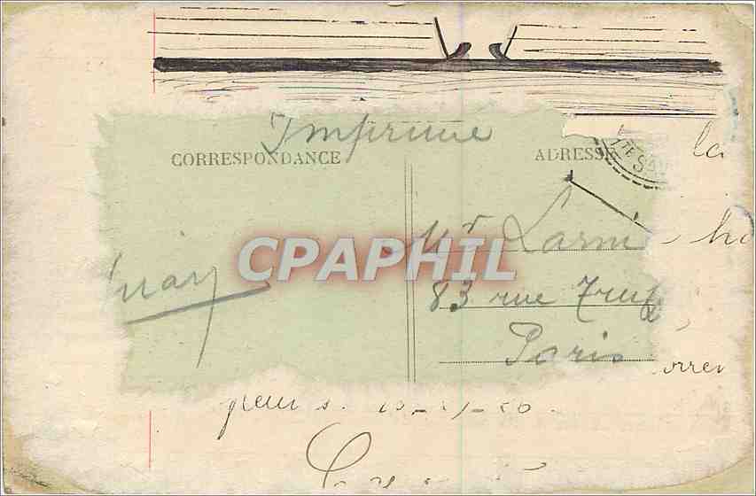 CPA Lac d'Annecy Un joli coin vers Duingt Bateau — Rückseite
