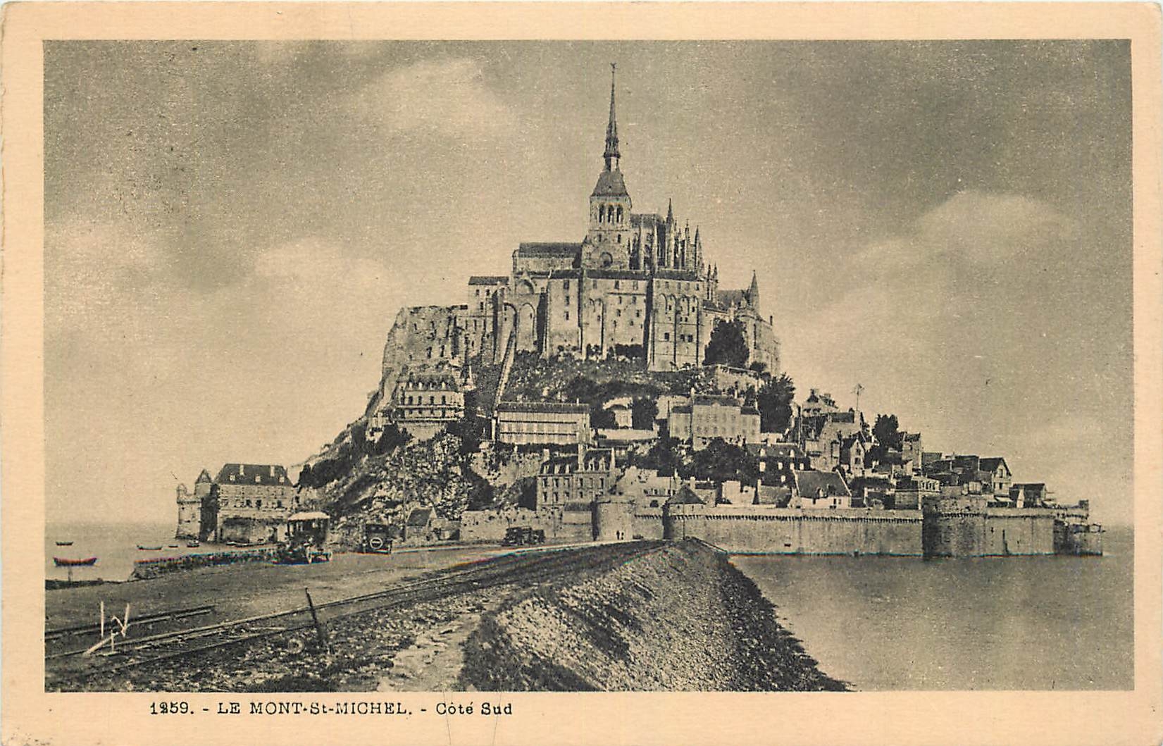 CPA Le Mont St Michel Cote Sud 
