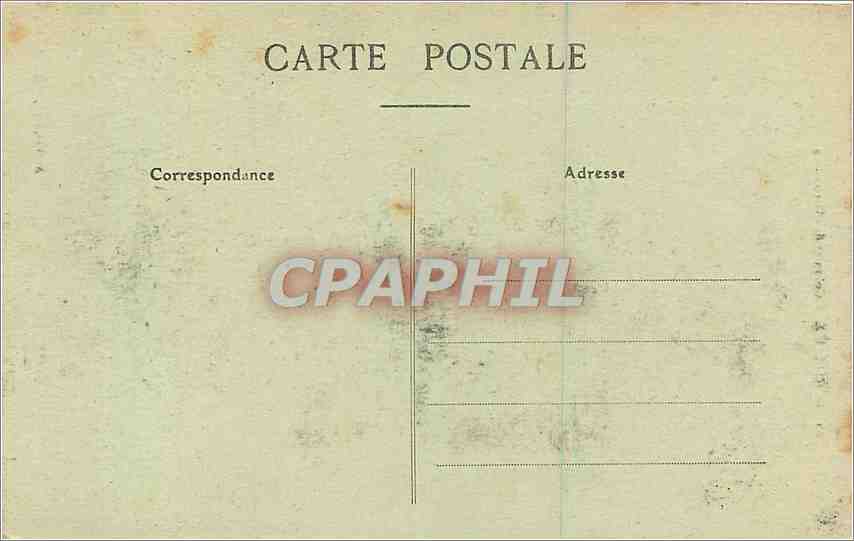 CPA Bordeaux Colonne des Girondins  — Verso