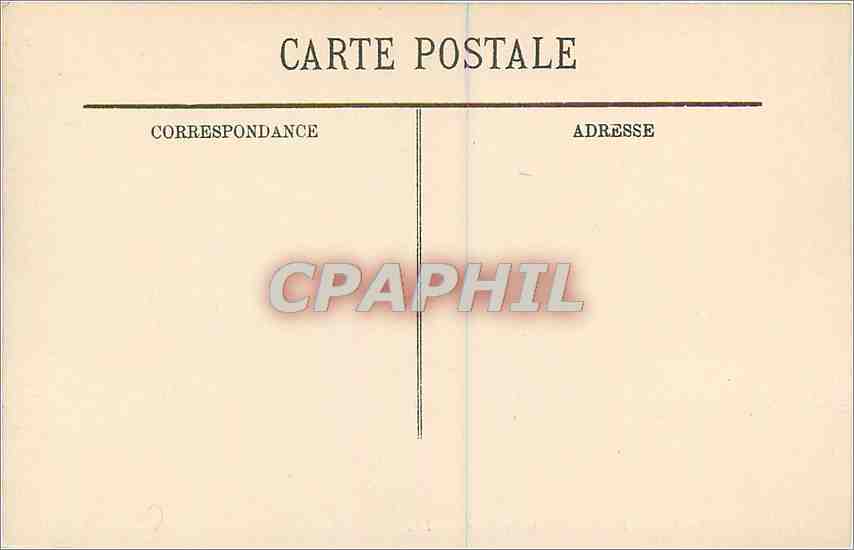 CPA Ile Brehat Pointe et Phare du Paon  — Verso