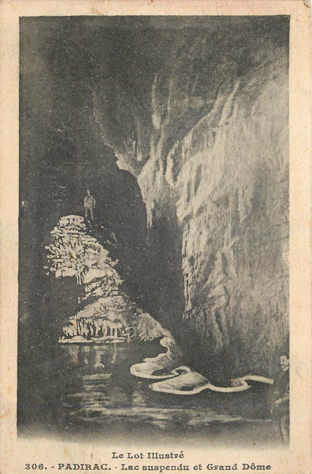 CPA Padirac Lac Suspendu et Grand Dome 