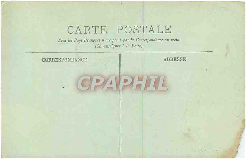 CPA Clermont Ferrand Ascension du Puy de Dome Ane Mule — Verso
