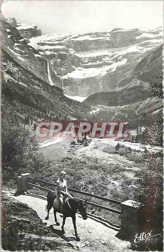 CPM Gavarnie Retour du Cirque Ane Mule