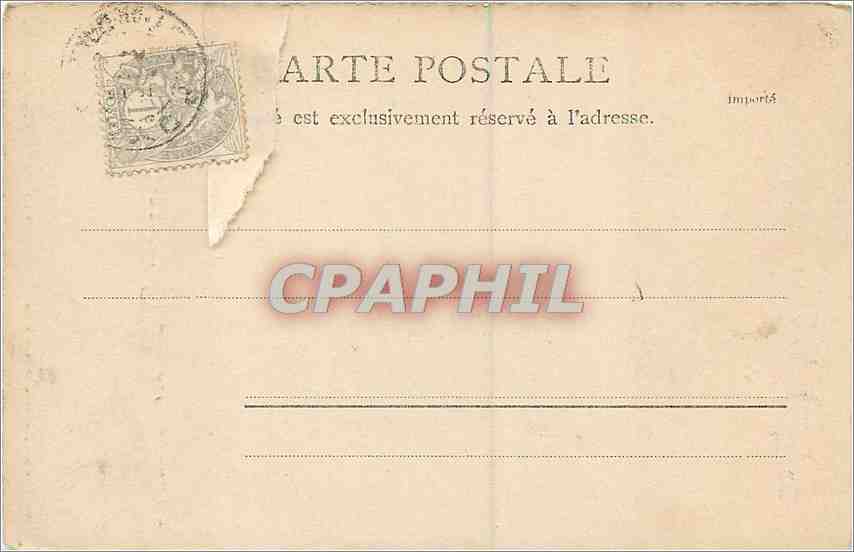 CPA Environs de Clermont Fd L'observatoire du Puy de Dome — Rückseite