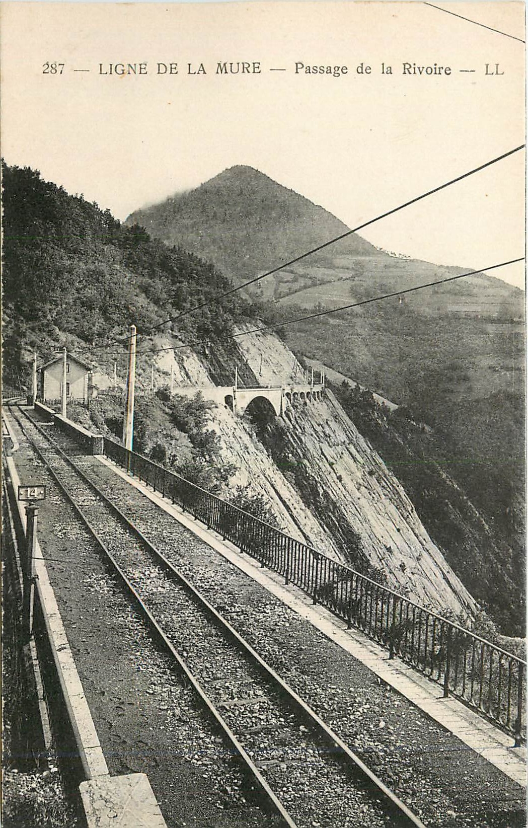CPA Ligne de la Mure Passage de la Rivoire 