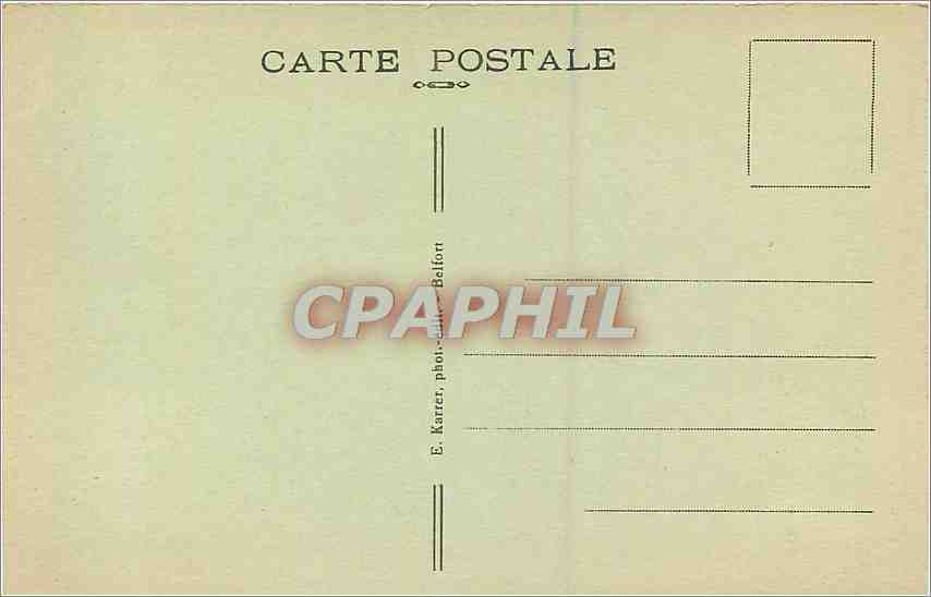 CPA Besancon Doubs Le Doubs a Velotte  — Rückseite
