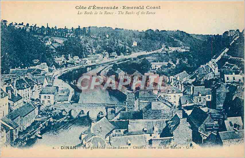 Dinan - Vue générale sur la Rance - G. F.