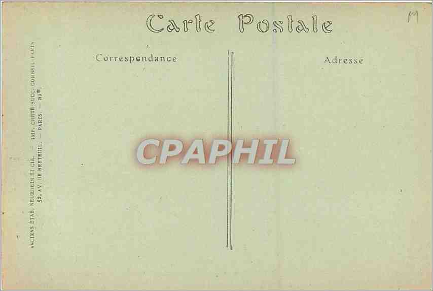 CPA Environs de Morlaix Le tournant du Bas de la Riviere et Chalet du Cycle  — Rückseite