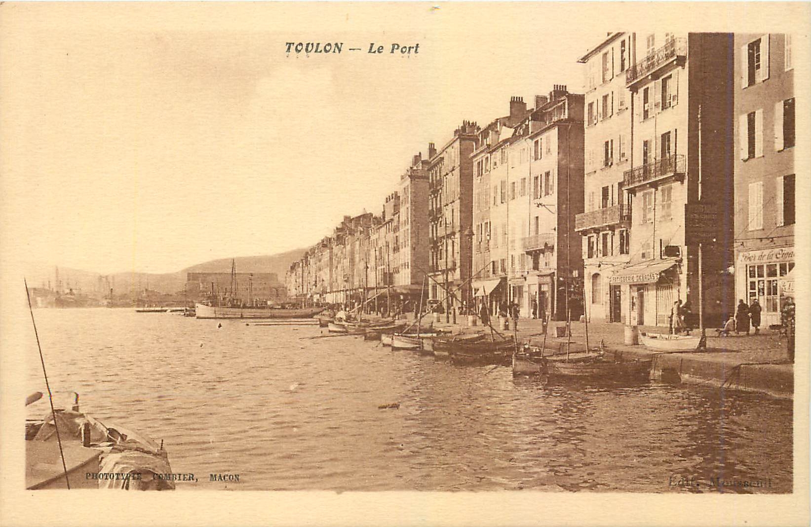 CPA Toulon Le Port Bateaux
