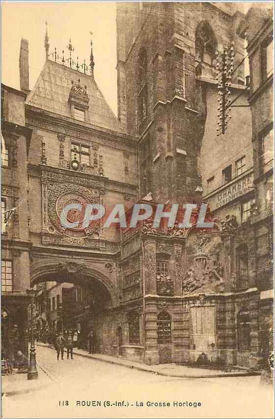 CPA Rouen S Inf La Grosse Horloge 